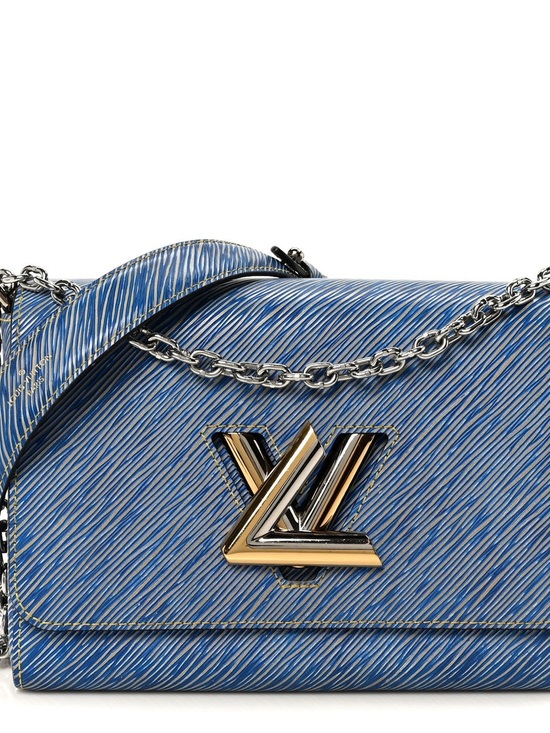 Louis Vuitton Handbags - Louis Vuitton Epi Twist MM Denim Light Blue Shoulder Crossbody Bag